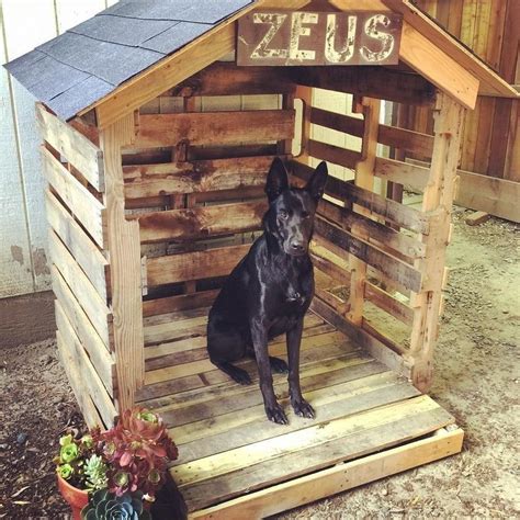 metal dog house shape|diy dog house pallets.